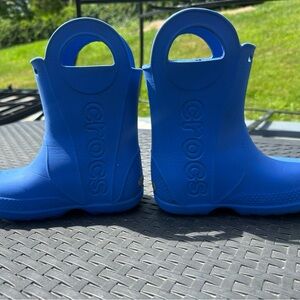 CROCS Kids Bold Blue Waterproof Boots